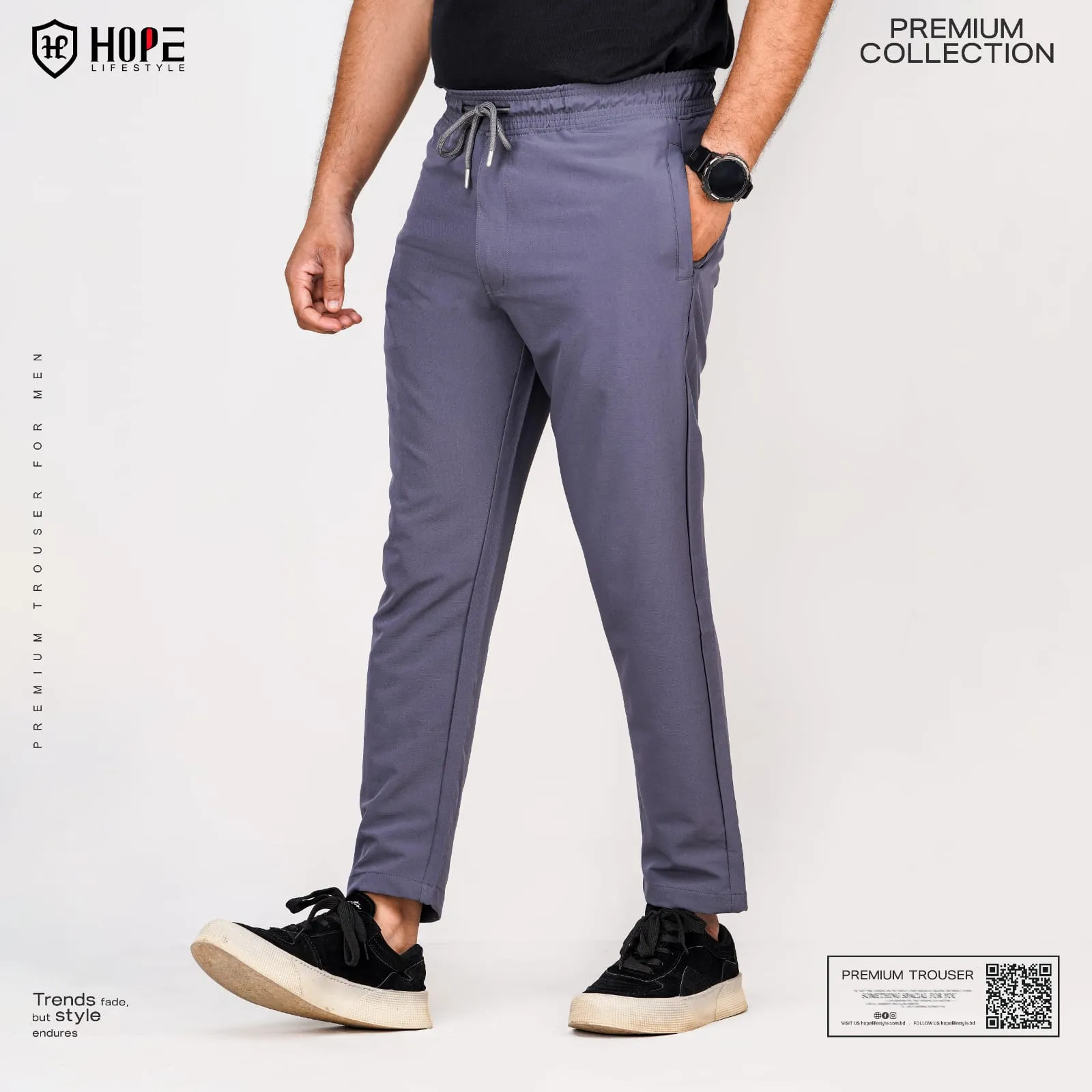 HP-635 Hope Lifestyle Premium Trouser- Anther - Image 2