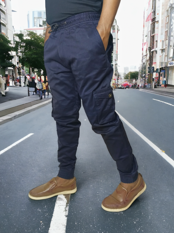 HP-488 Twill Cargo Pants- Navy Blue