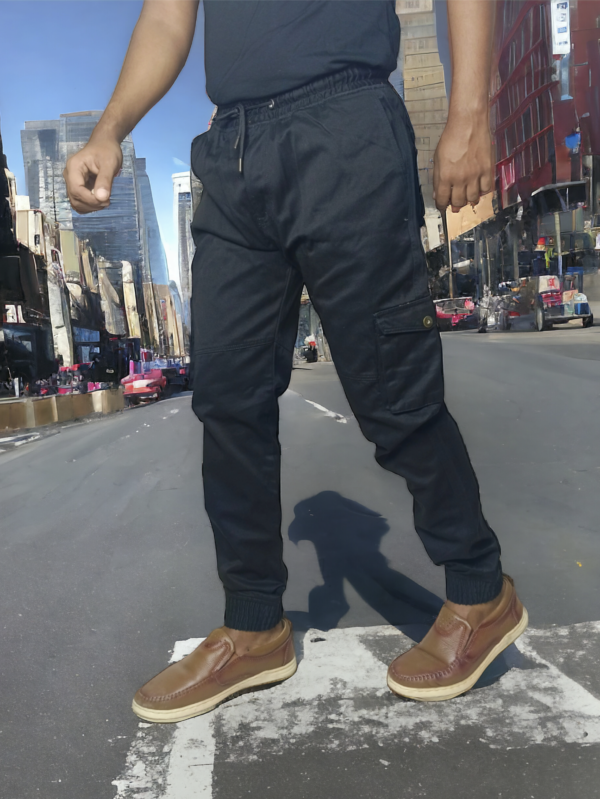 HP-488 Twill Cargo Pants- Black