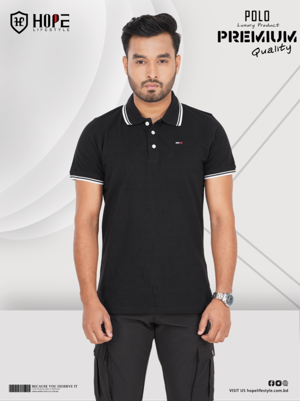 Polo Black Front