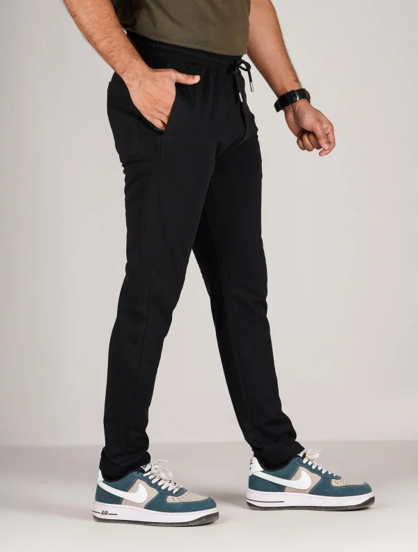 HP-670 Men's Premium Track Pants- Black - Image 4