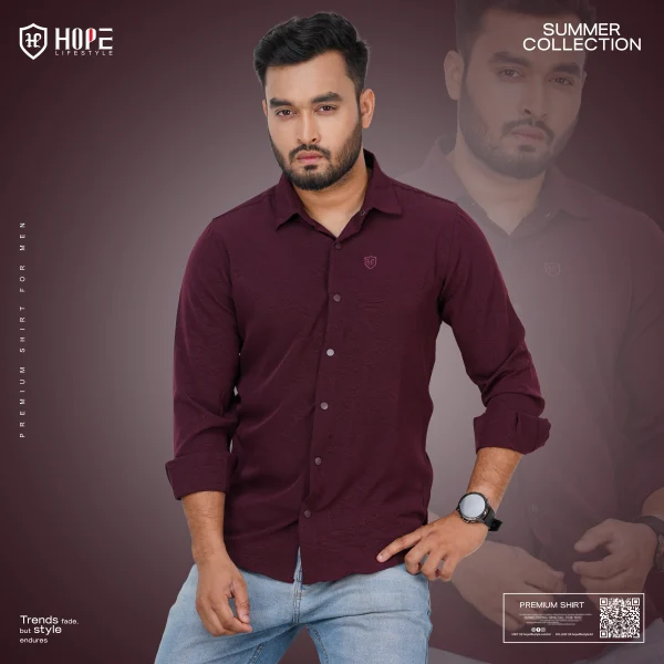 HP-816 Premium Shirt- Maroon