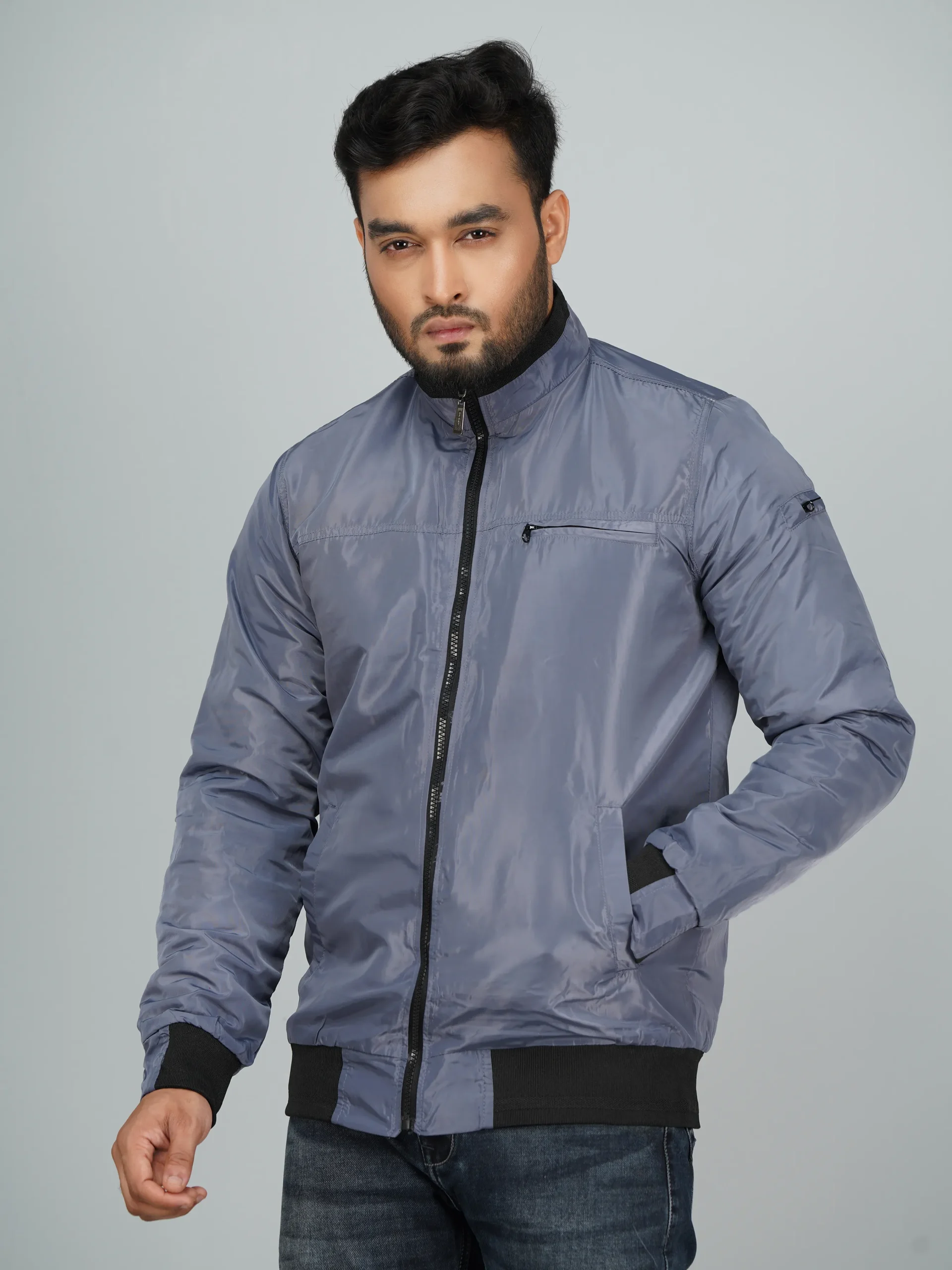 HP-630 Men's Premium Jacket- Ash - Image 3