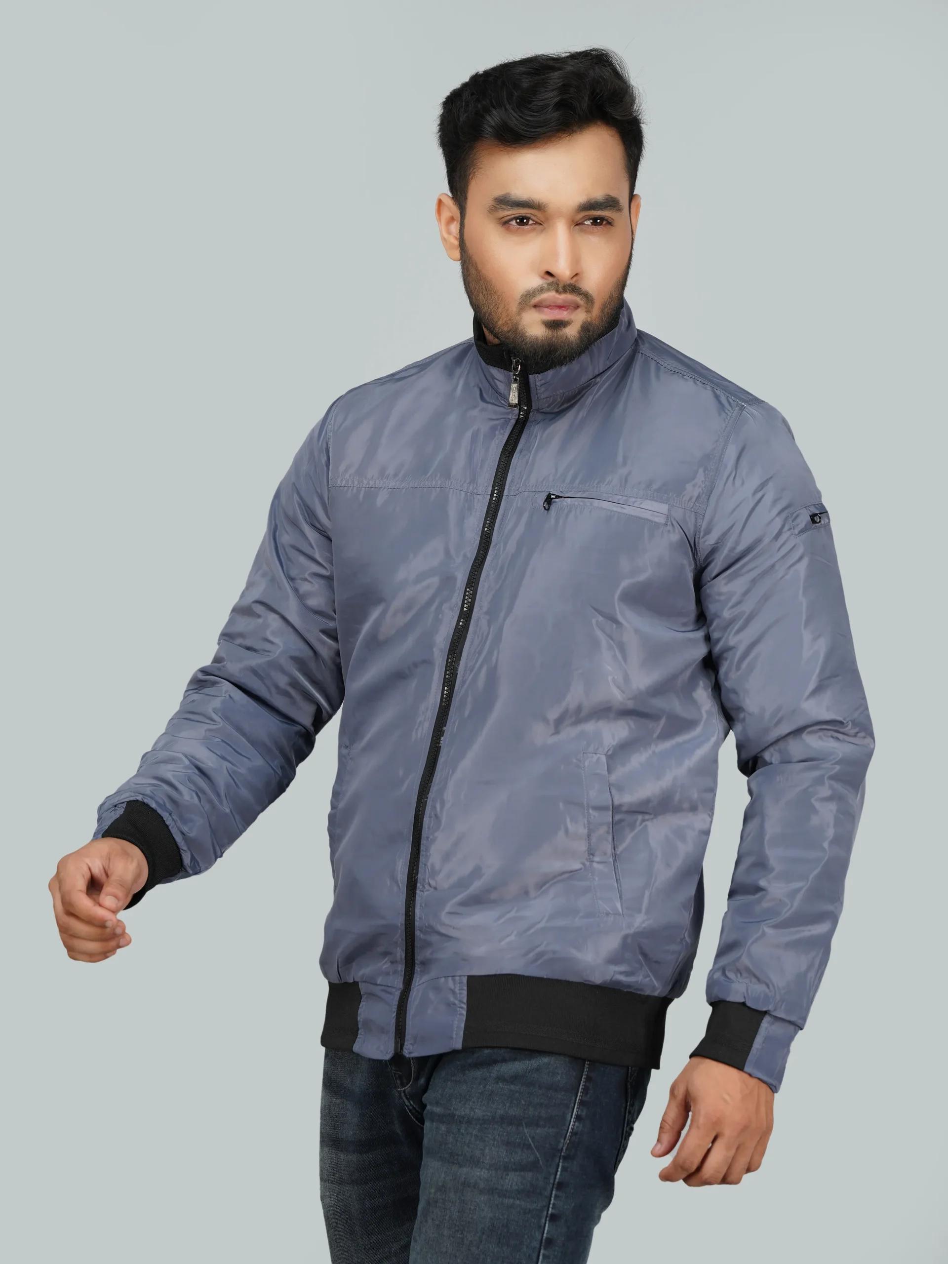 HP-630 Men's Premium Jacket- Ash - Image 4