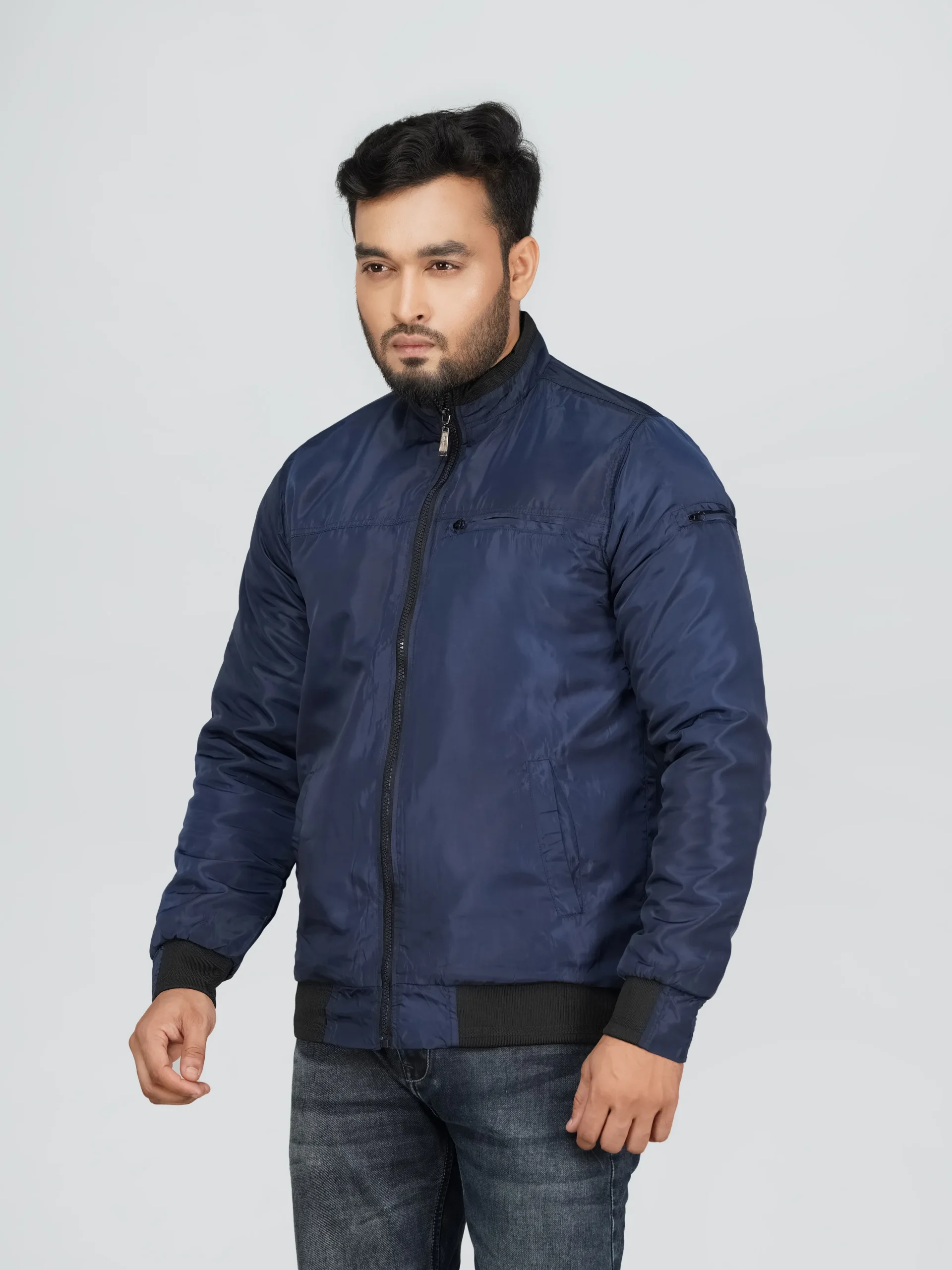 HP-630 Men's Premium Jacket- Navy Blue - Image 4