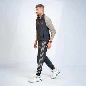 Premium Unisex Jacket & Joggers Combo Set- Black