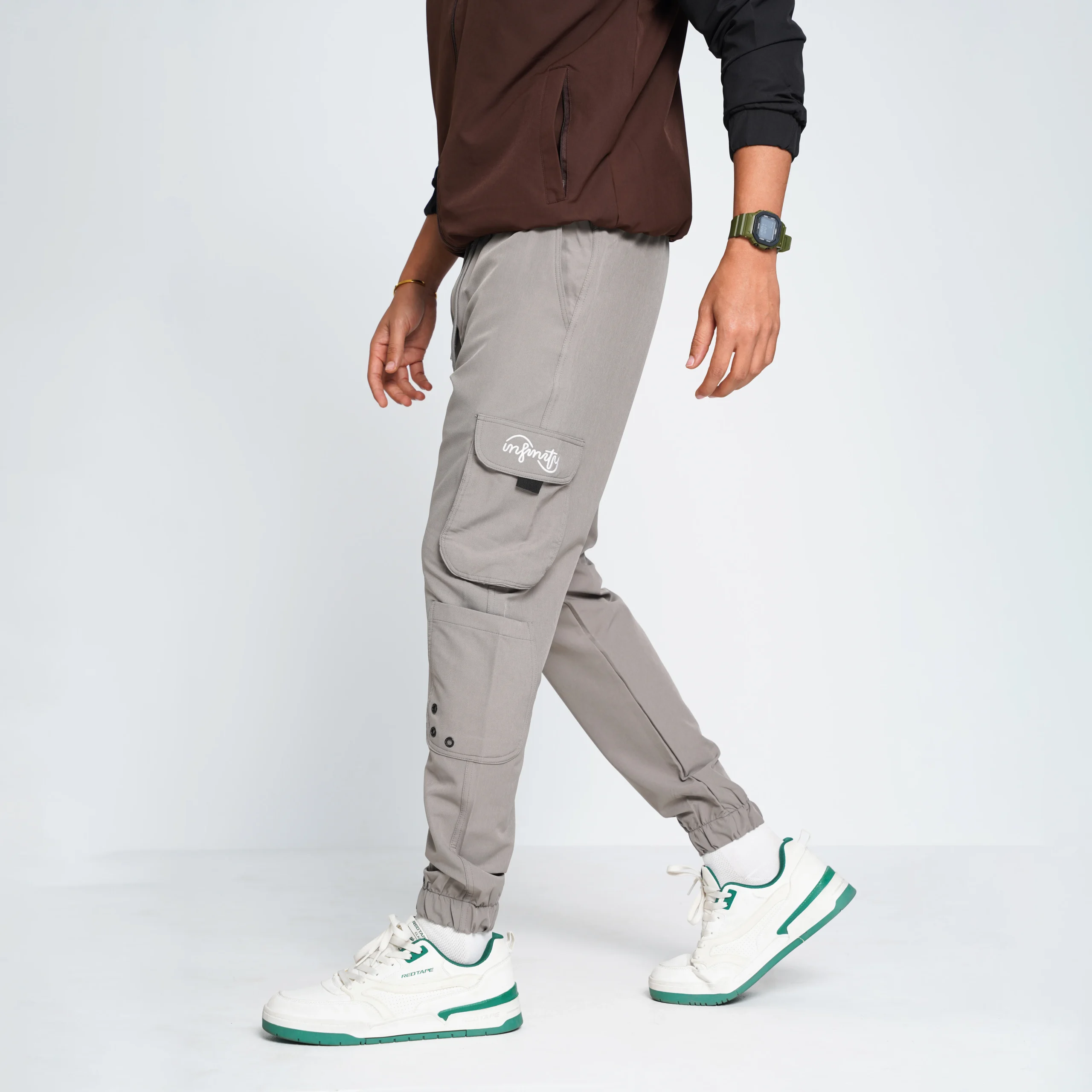 HP-861 Premium Imported Cargo Joggers- Beige