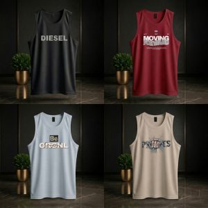 HP-888 Men's Tank Tops Combo 4Pcs